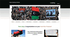 Desktop Screenshot of libyauprisingarchive.com